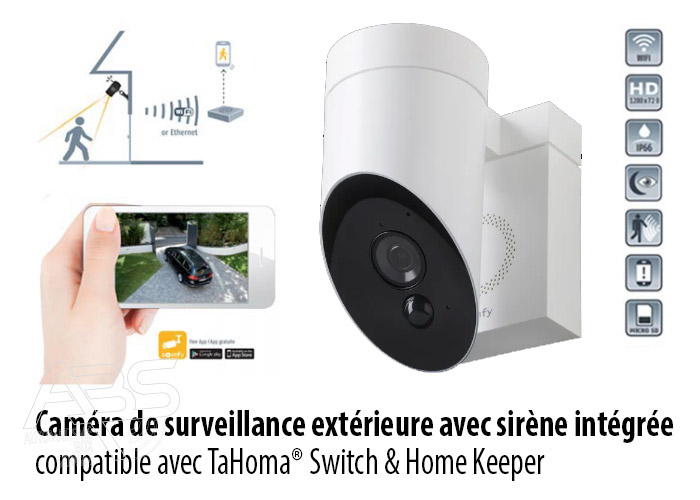 Somfy Outdoor Camera - Blanche